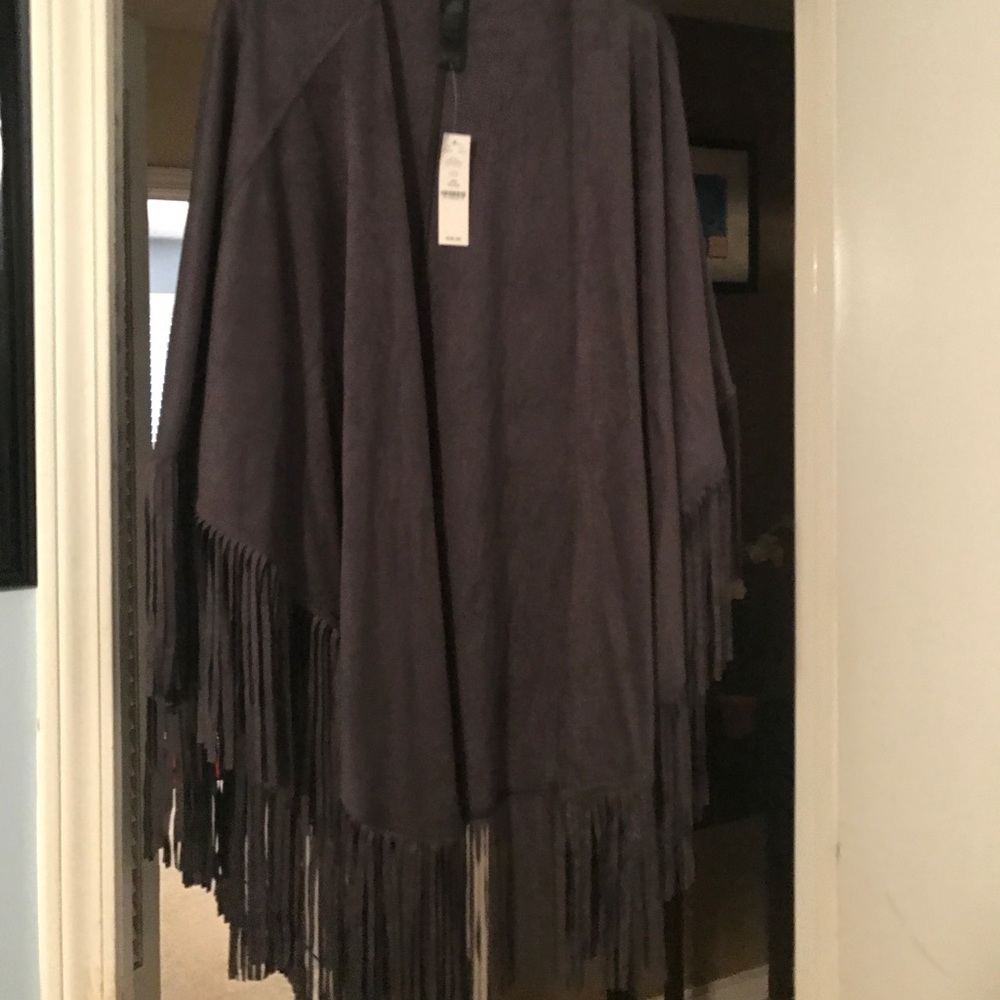 WHBM Fringe Wrap